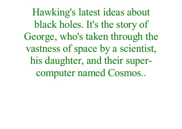 Georges Secret Key To The Universe Pdf